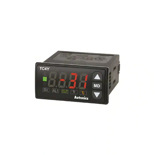 Controlador de Temperatura PID 4 dígitos con Alarma, 100-240VCA, 72x36mm