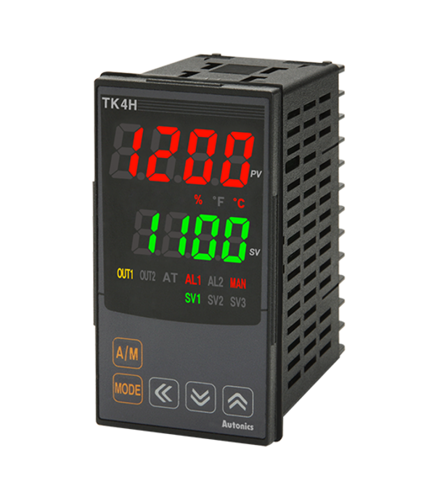 Controlador de Temperatura PID 4 dígitos con Alarma, 24VAC/24-48VDC, 48x96mm, IP65