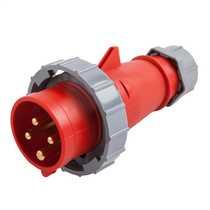 Enchufe 125Amp 3P+T 440V Rojo 11H   Ip44