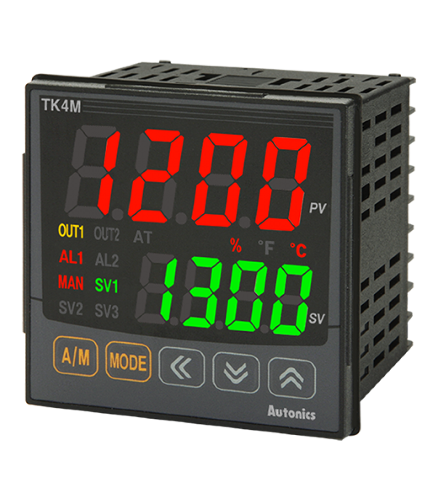 Controlador de Temperatura PID 4 dígitos con Alarma, 100-240VCA, 72x72mm