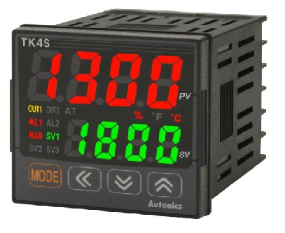 Controlador de Temperatura PID 4 dígitos con alarma, 100-240VAC, 48x48mm, IP65