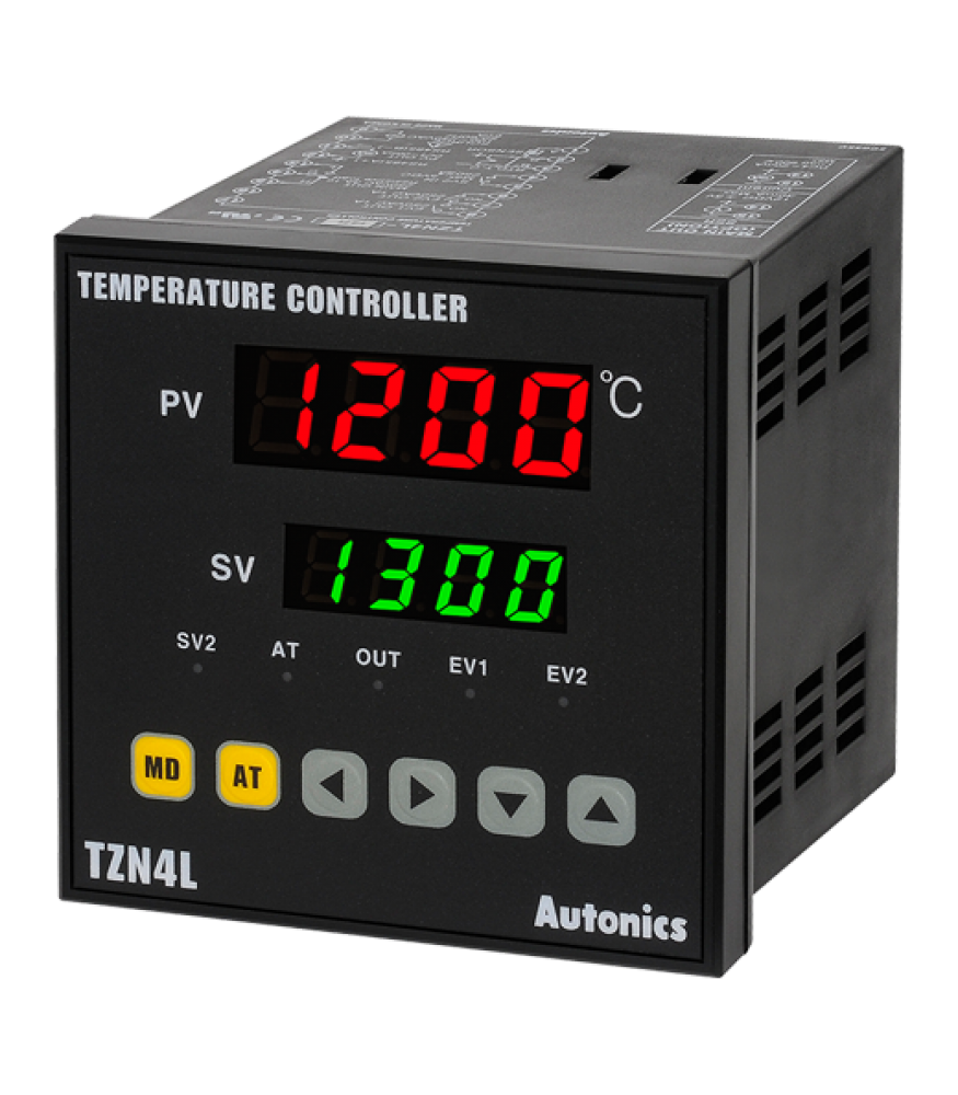 Controlador de Temperatura PID 4 dígitos con Alarma, 100-240VAC, 96x96mm