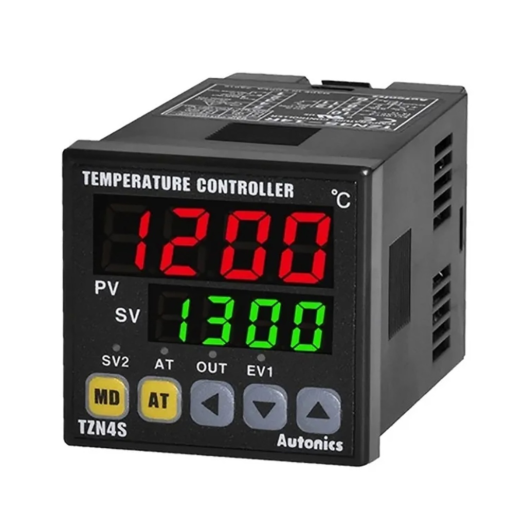 Controlador de Temperatura PID 4 dígitos con Alarma, 100-240VAC, 48x48mm