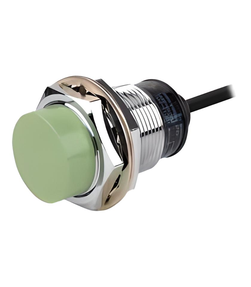 Sensor Prox. Inductivo PNP NA, M30 3Hilos IP67, Deteccion 15mm, 45x45x1mm